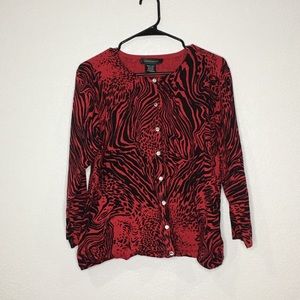 Animal Print Cardigan🤍